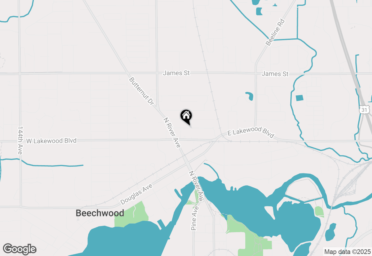 Map of 127 Vanderveen Avenue, Holland, MI 49424