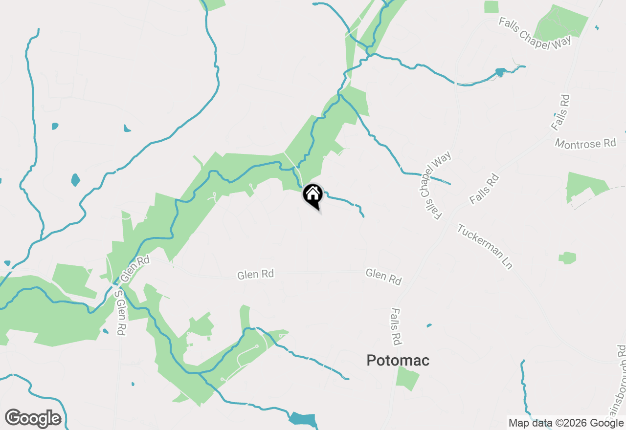 Map of 9632 Trailridge Terrace, Potomac, MD 20854