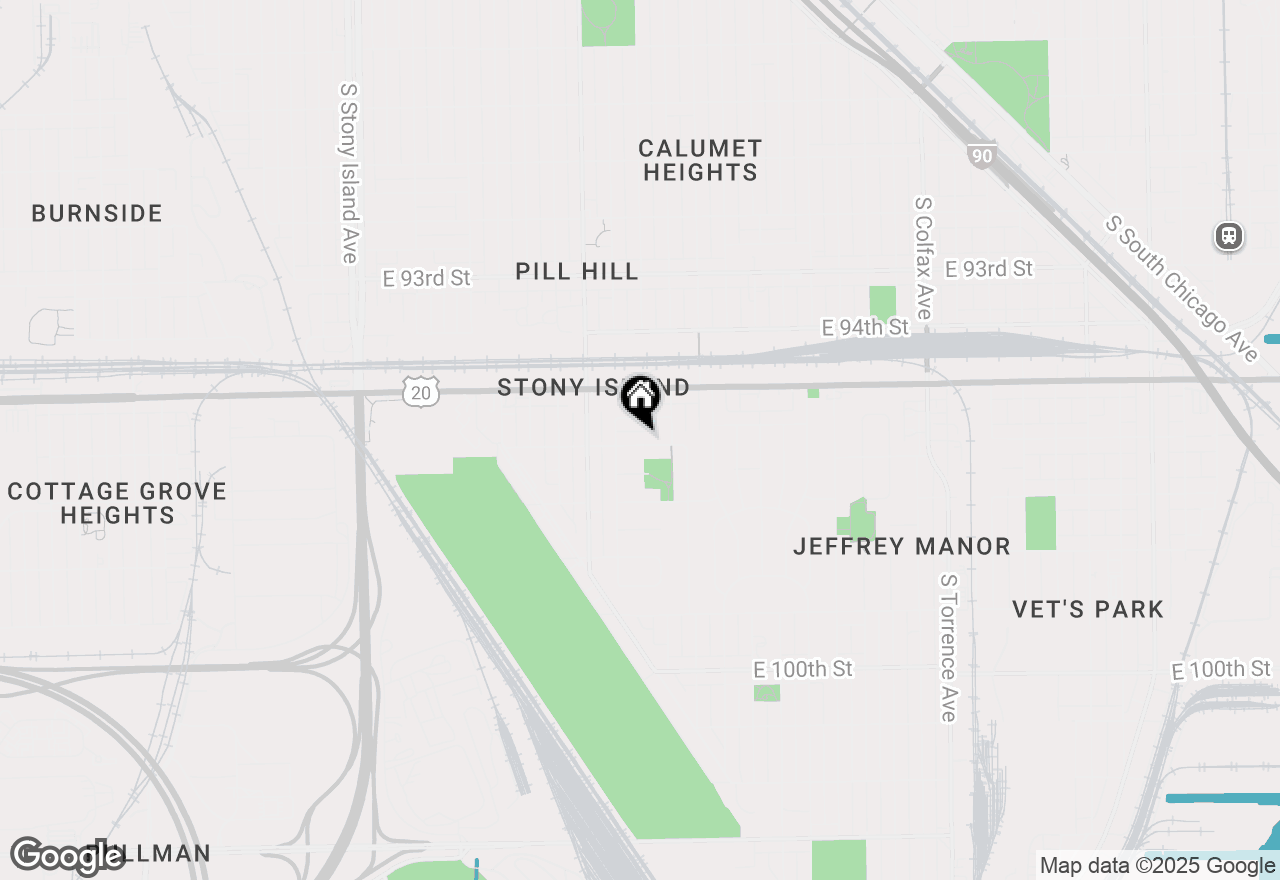 Map of 2126 E 96th Street, Chicago, IL 60617