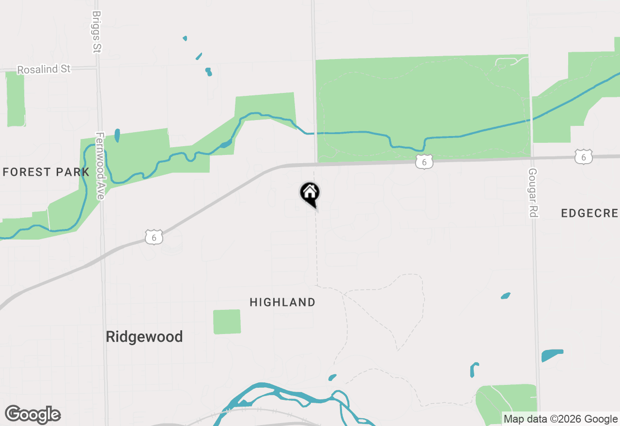 Map of 1000 Parkwood Drive #1E, Joliet, IL 60432