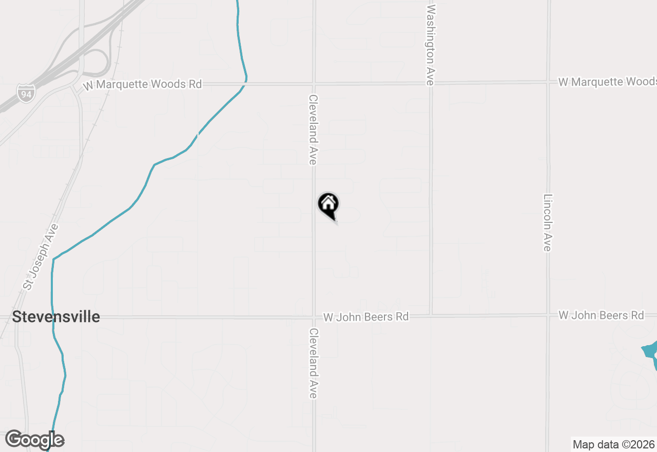 Map of 1648 S Cherry Drive, Stevensville, MI 49127