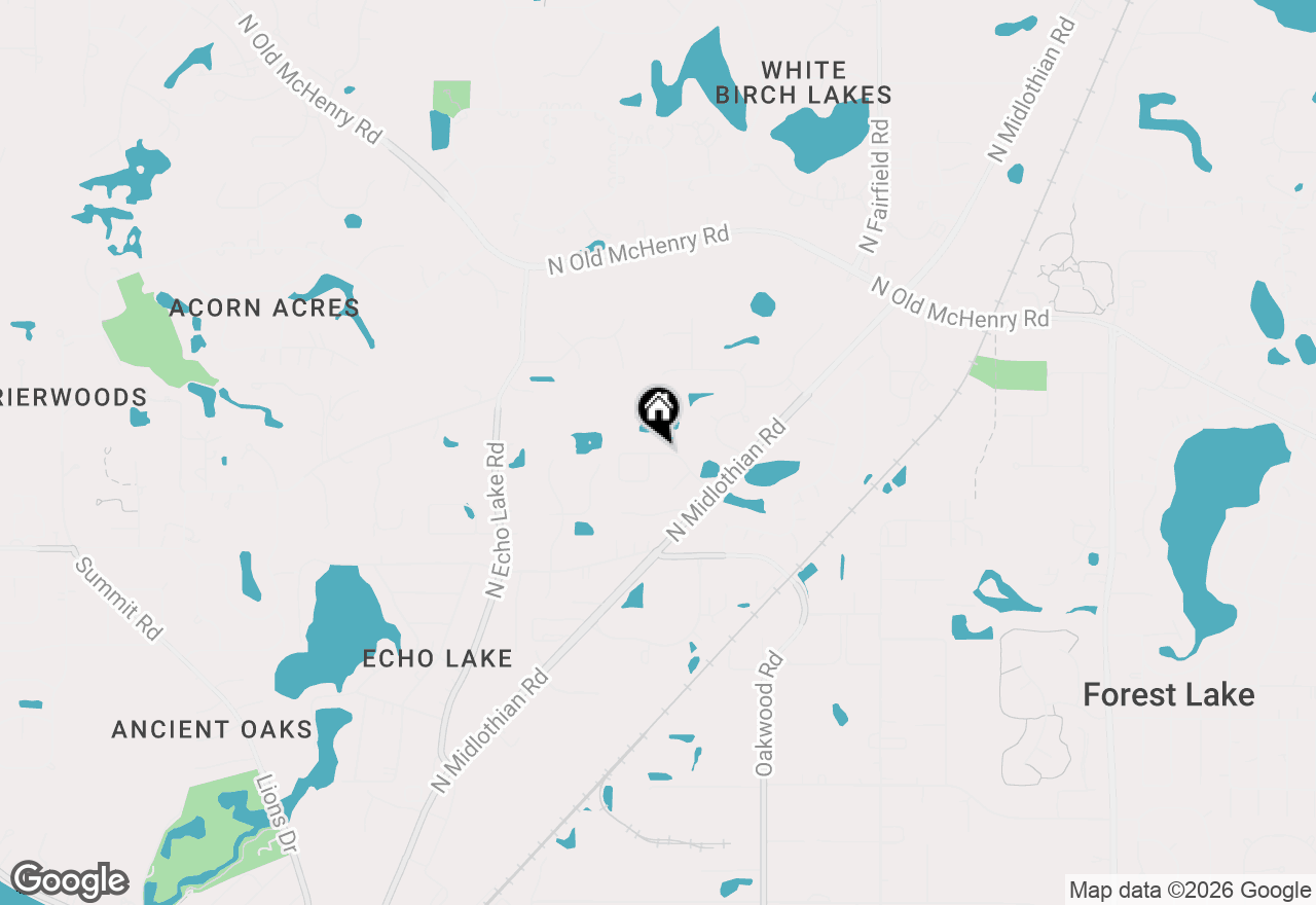 Map of 1038 Avery Ridge Circle, Lake Zurich, IL 60047