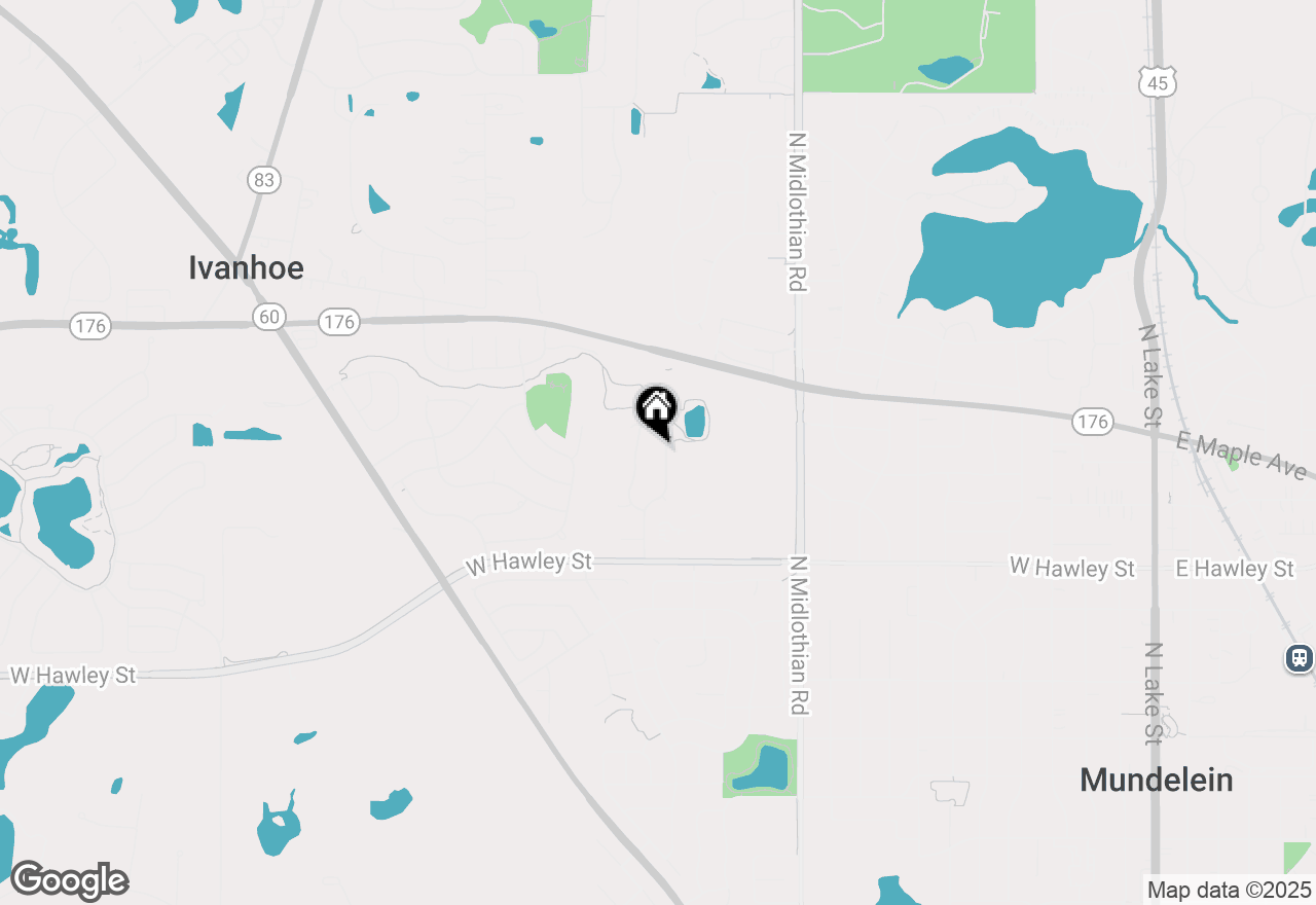 Map of 602 Woodhaven Drive, Mundelein, IL 60060