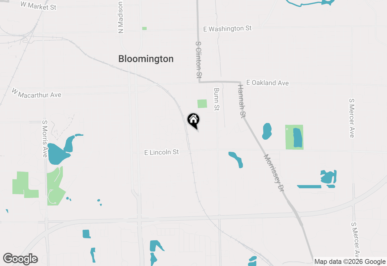 Map of 701 E Buchanan Street, Bloomington, IL 61701