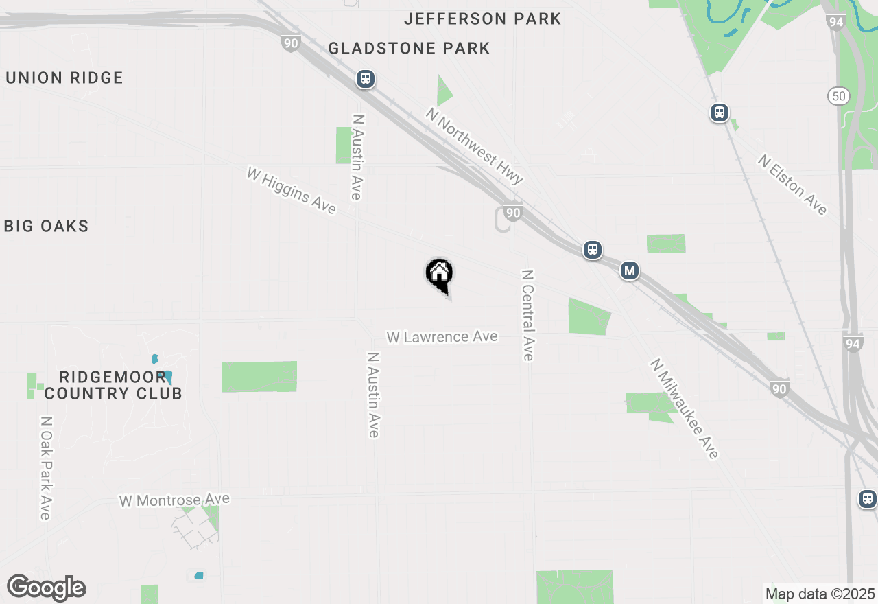 Map of 5801 W Ainslie Street #G, Chicago, IL 60630