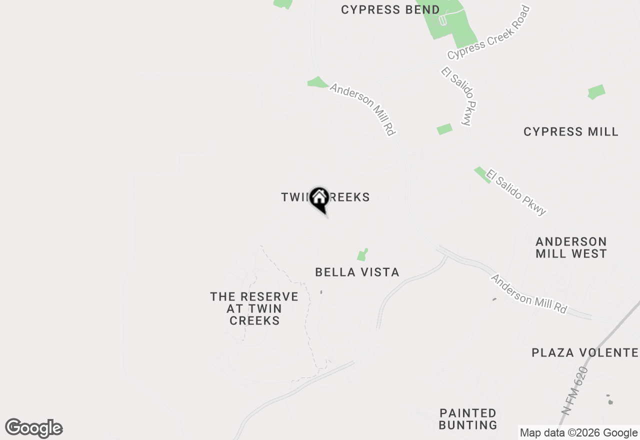 Map of 2519 Terlingua Dr, Cedar Park, TX 78613