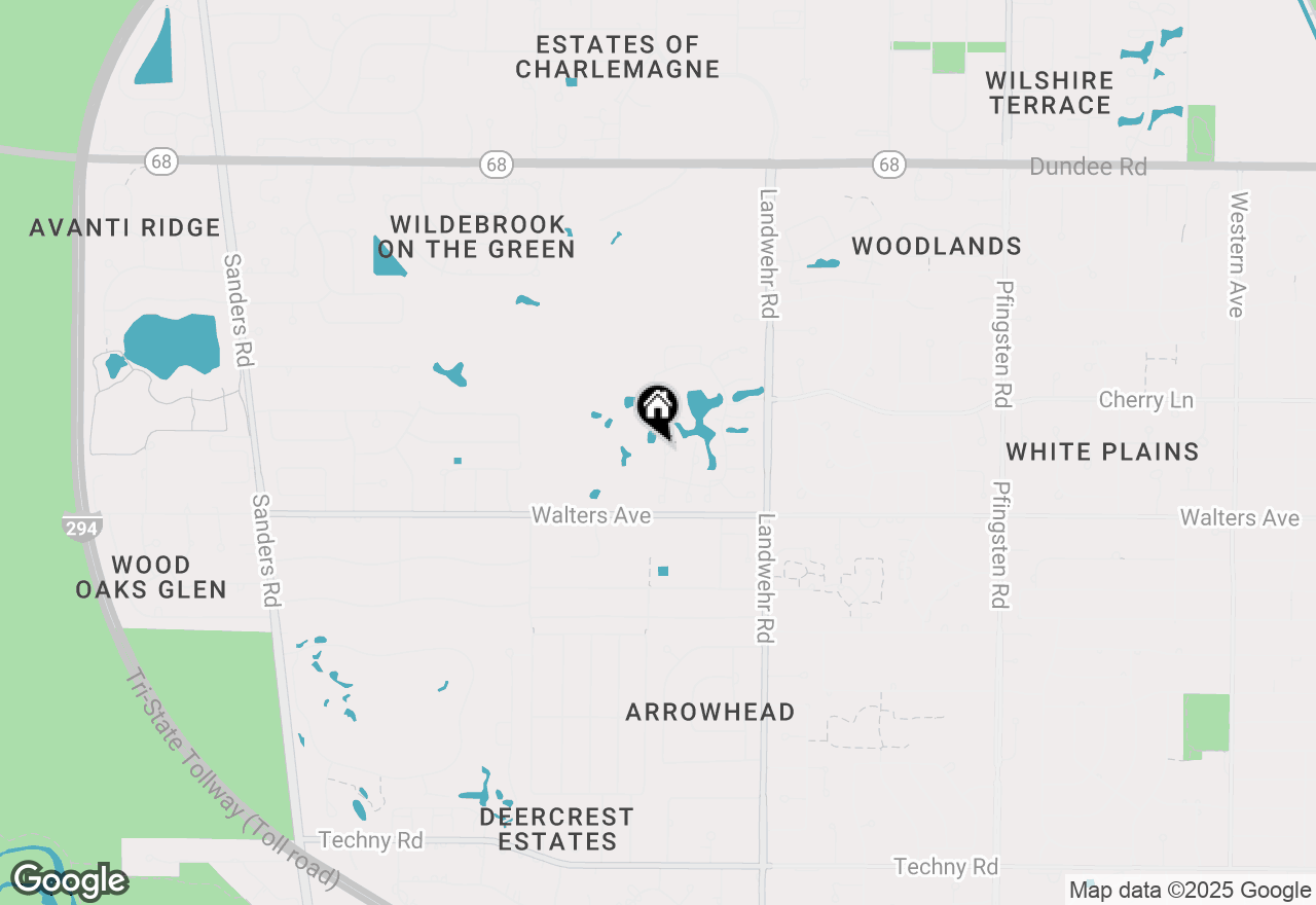 Map of 7 The Court Of Muirwood, Northbrook, IL 60062