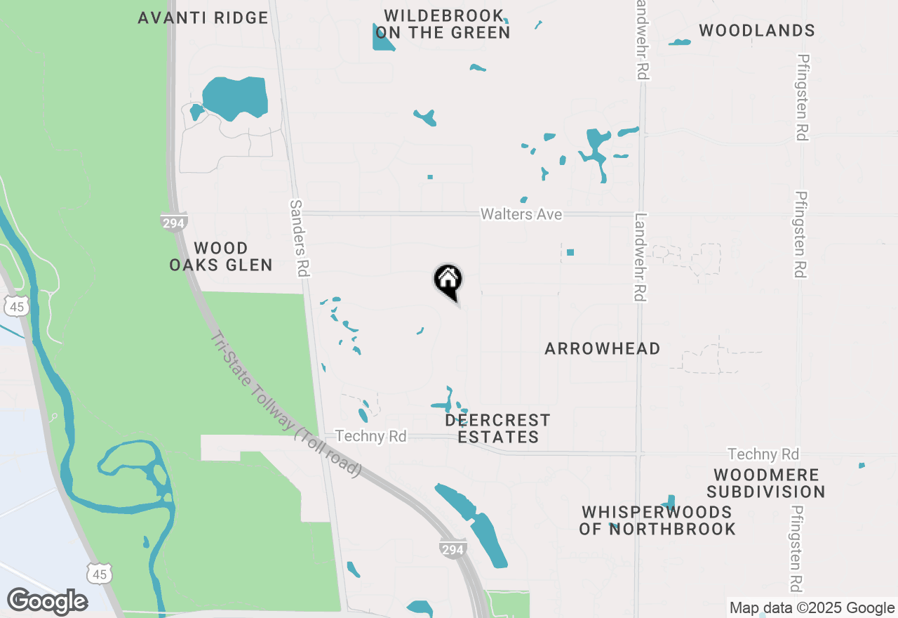 Map of 1671 Mission Hills Road #101, Northbrook, IL 60062