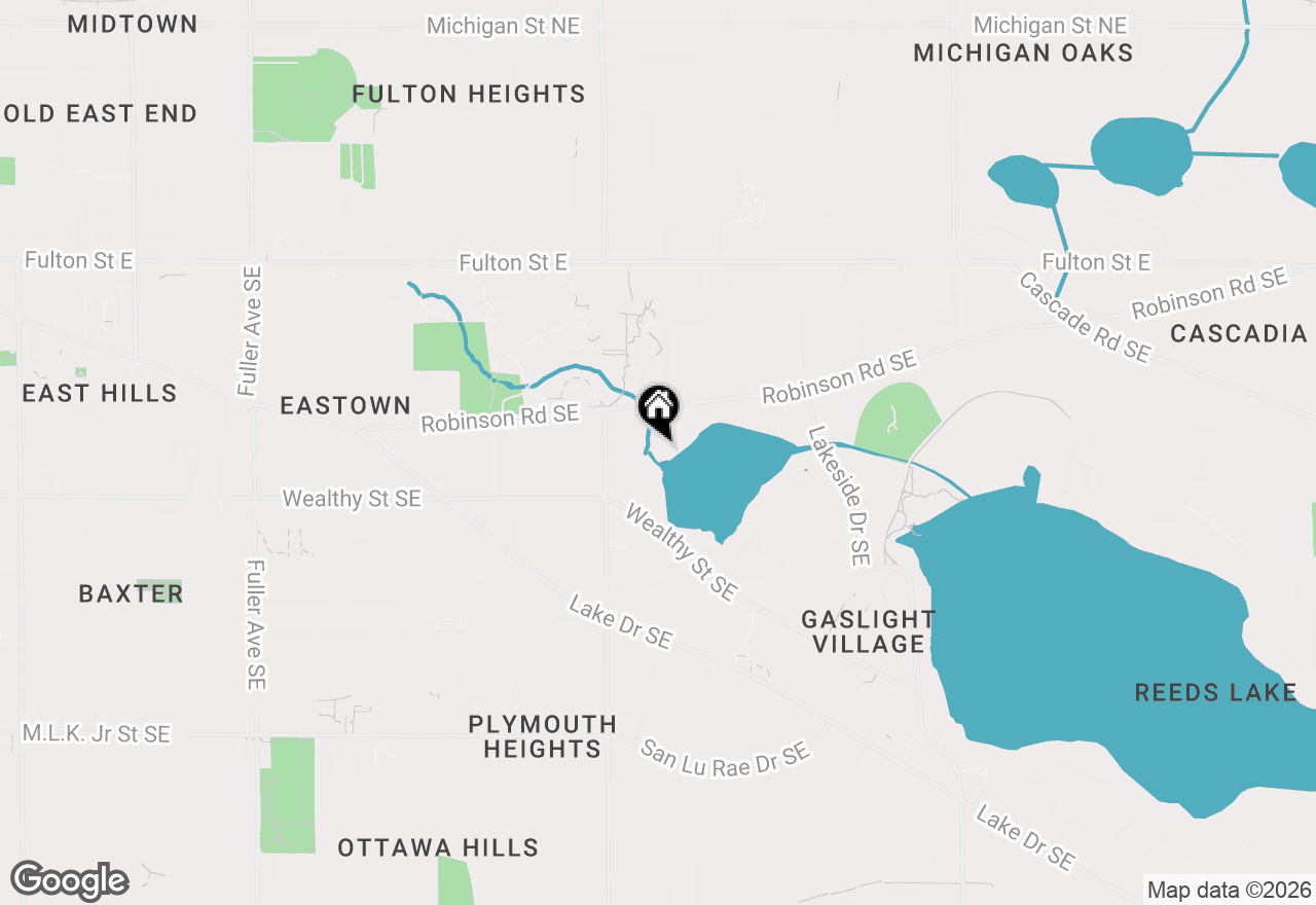 Map of 1950 Robinson Road Se, East Grand Rapids, MI 49506