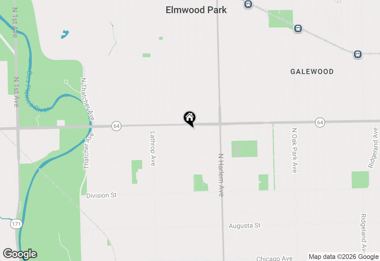 Map of 1537 William Street #1E, River Forest, IL 60305