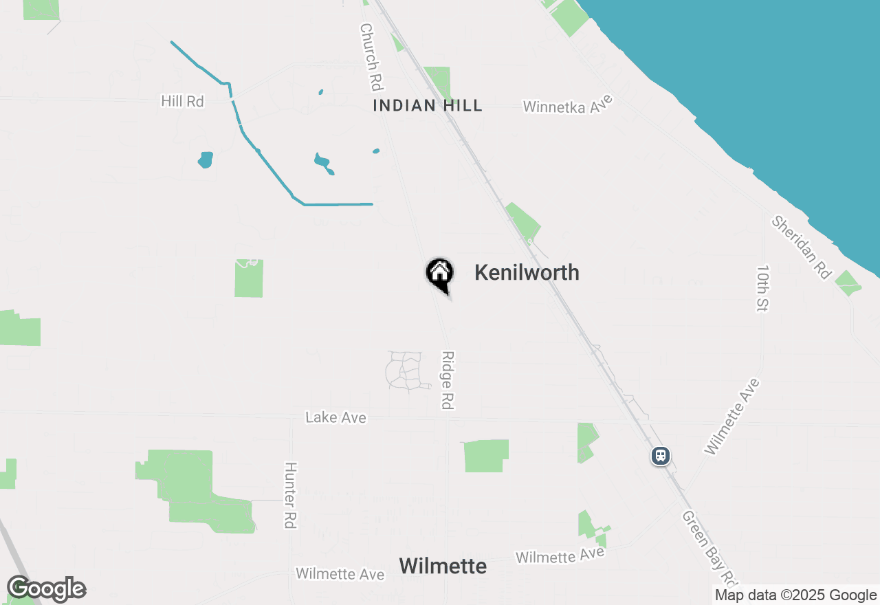 Map of 335 Ridge Road, Kenilworth, IL 60043
