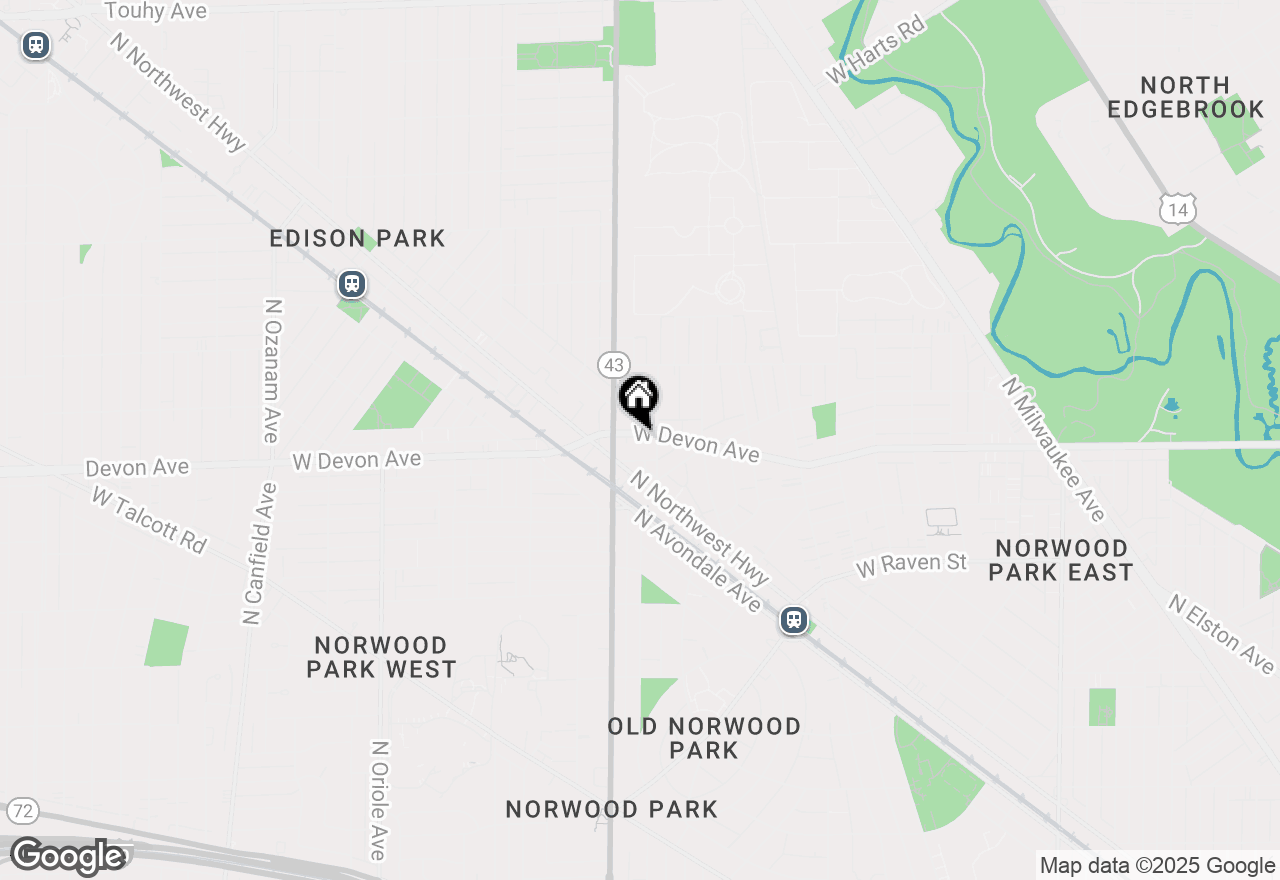 Map of 7119 W Devon Avenue, Chicago, IL 60631