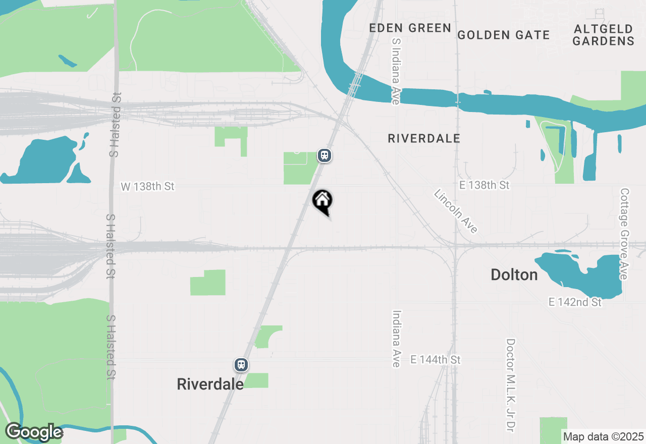 Map of 13910 S Dearborn Street, Riverdale, IL 60827