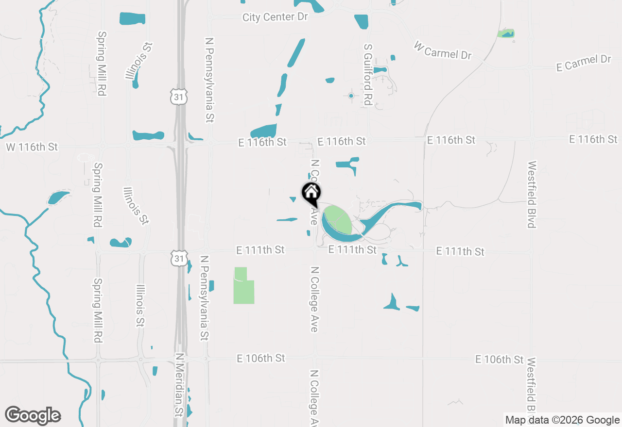 Map of 11230 N College Avenue, Carmel, IN 46032