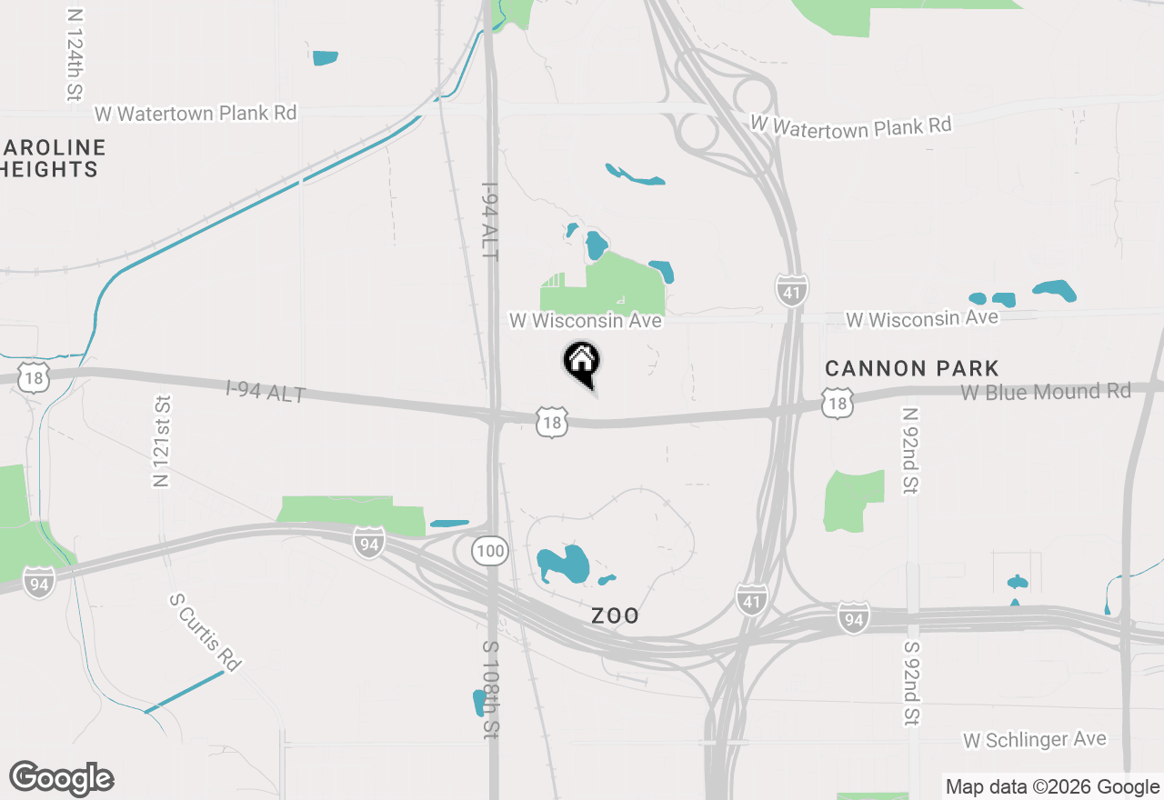 Map of 10432 W Hibbard Ave, Wauwatosa, WI 53226