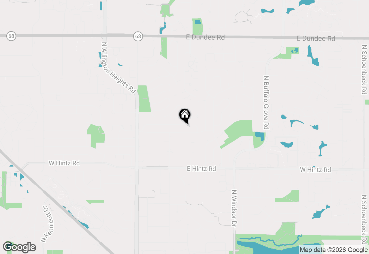 Map of 719 E Hackberry Drive, Arlington Heights, IL 60004