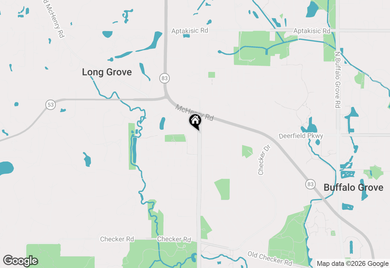 Map of 1160 Bristol Lane, Buffalo Grove, IL 60089