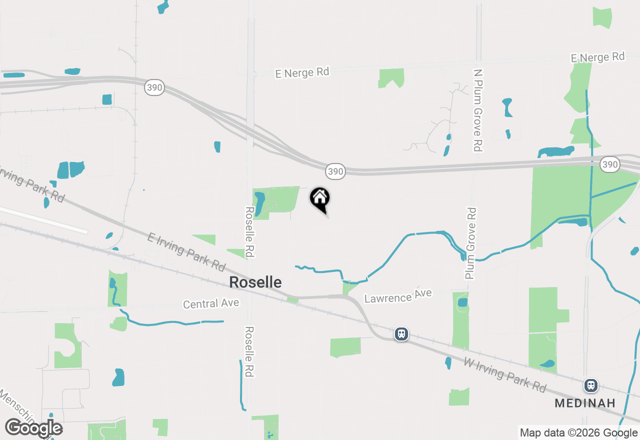 Map of 321 Hillside Drive, Roselle, IL 60172