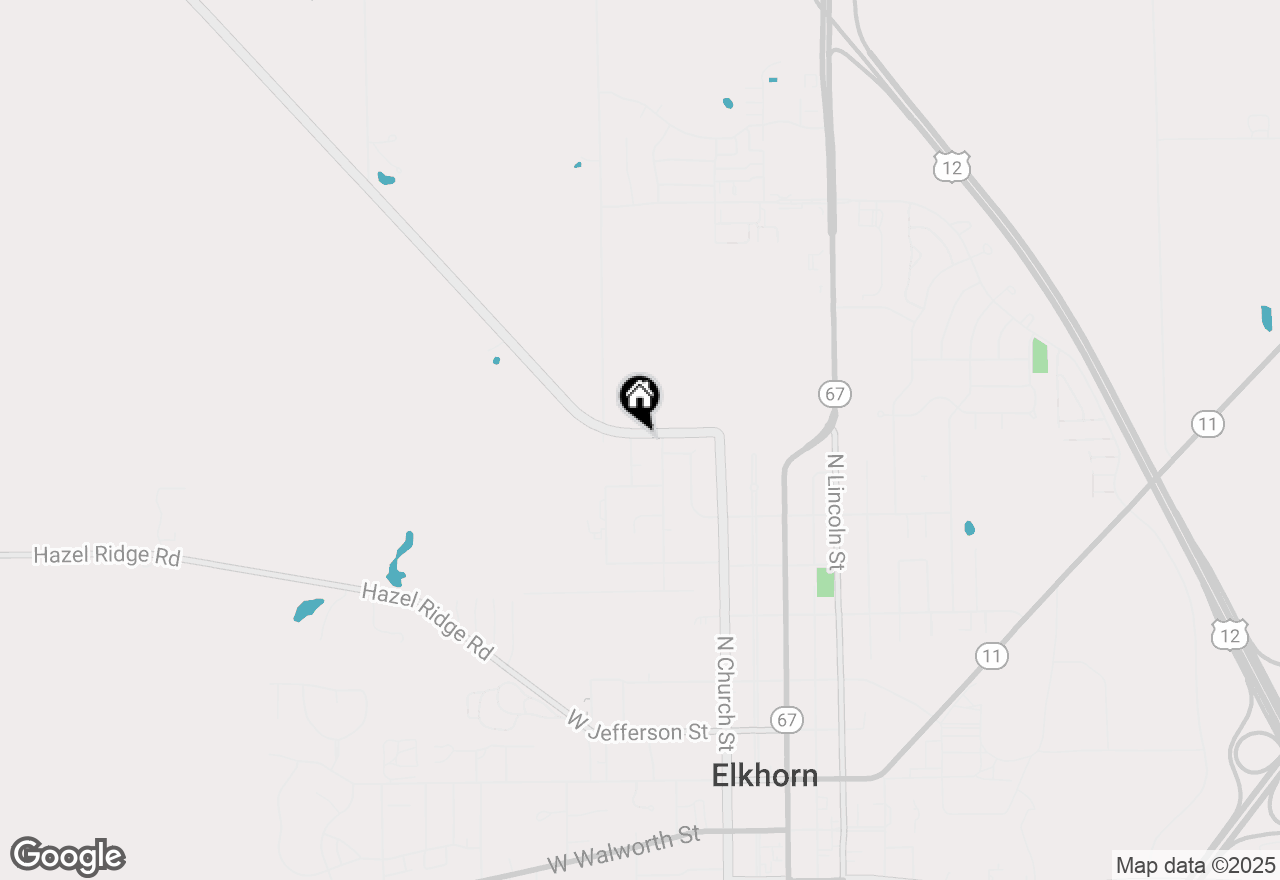 Map of 649 Gerard St, Elkhorn, WI 53121