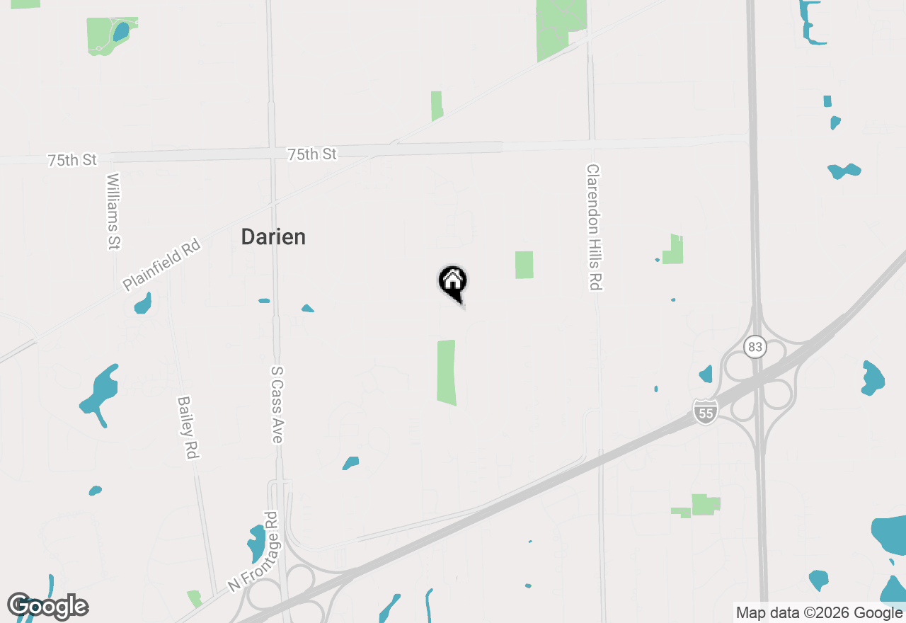 Map of 709 79th Street #408, Darien, IL 60561