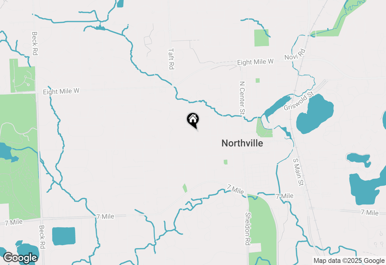 Map of 221 N Rogers Street, Northville, MI 48167