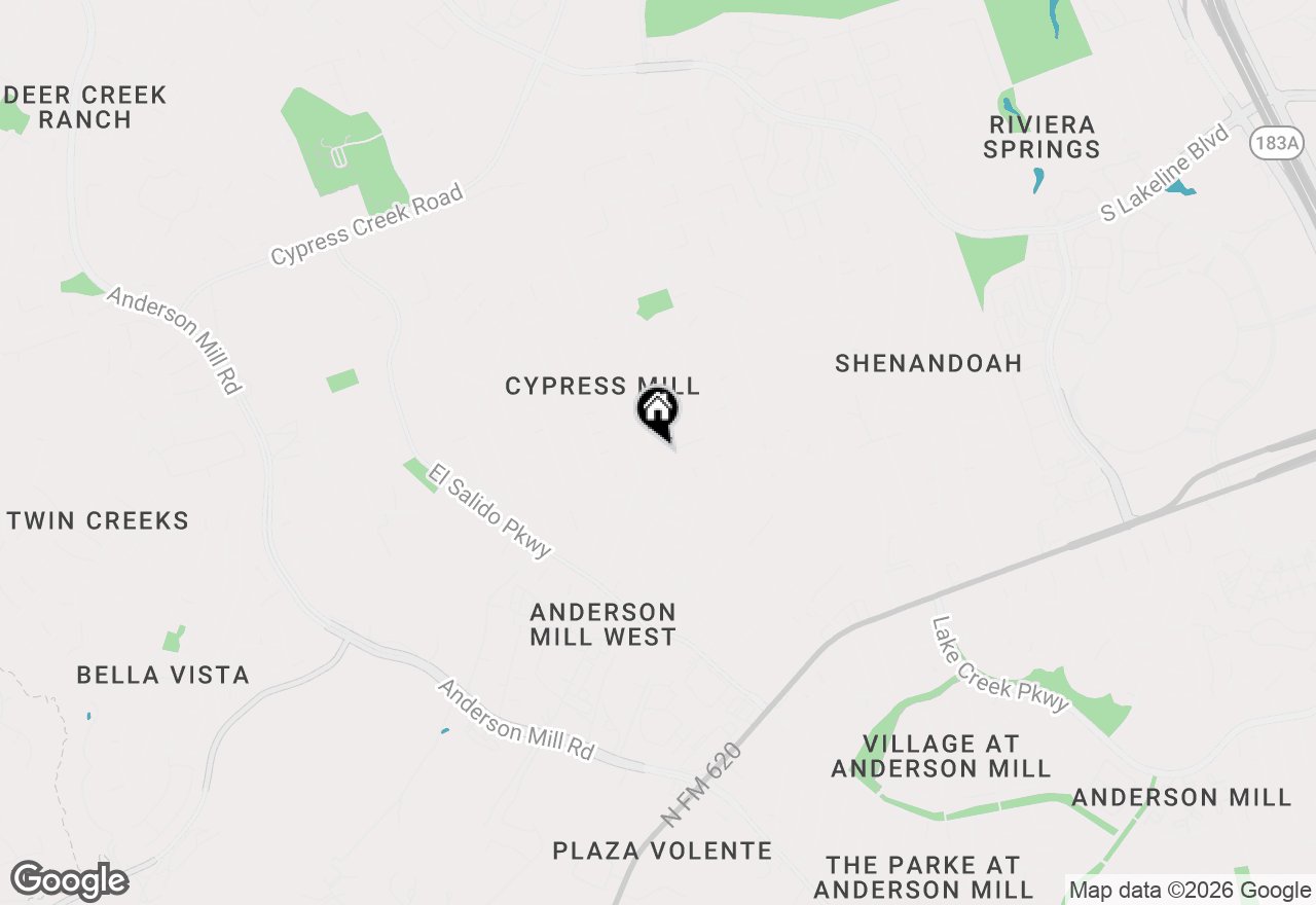 Map of 2814 Bluejay Dr, Cedar Park, TX 78613