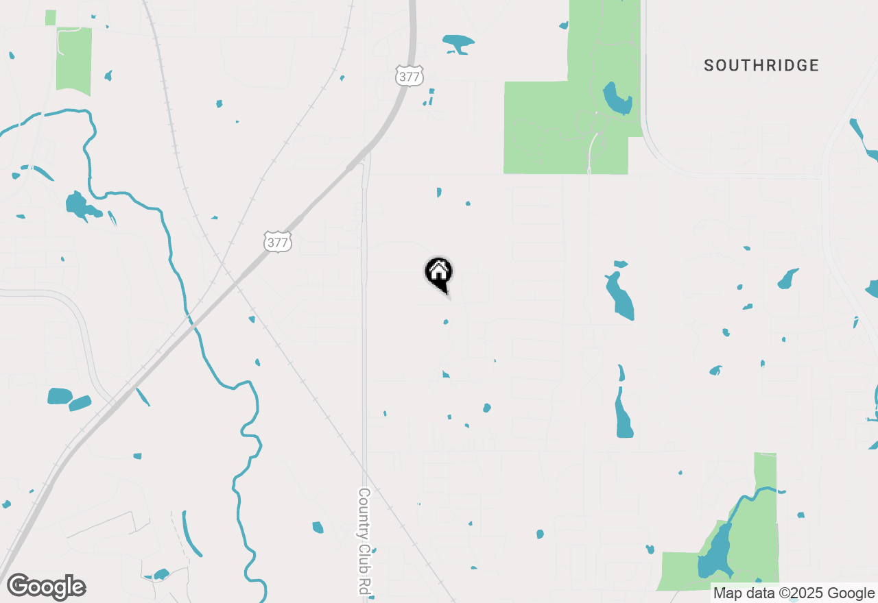 Map of 300 Meadowlands Drive, Denton, TX 76210