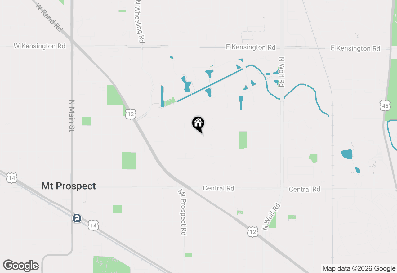 Map of 301 N Catino Court, Mount Prospect, IL 60056
