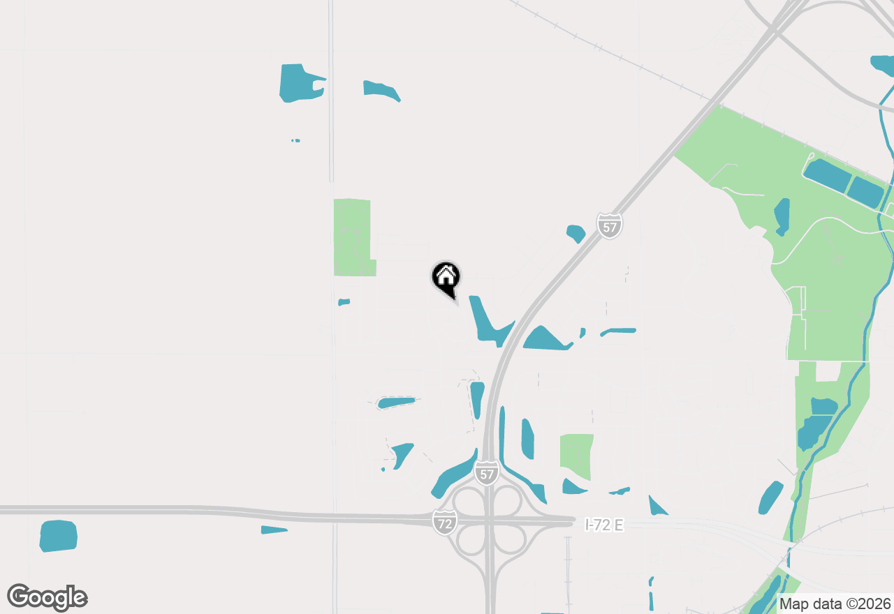 Map of 1402 Sand Dollar Drive, Champaign, IL 61822