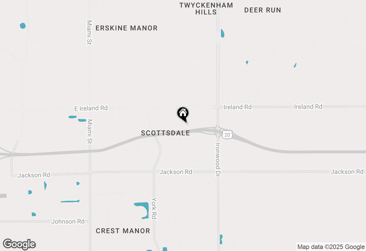 Map of 4622 E Macgregor Road, South Bend, IN 46614