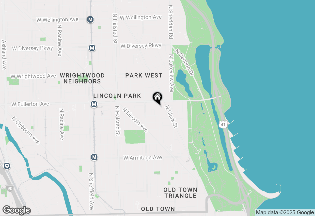 Map of 2334 N Cleveland Avenue, Chicago, IL 60614