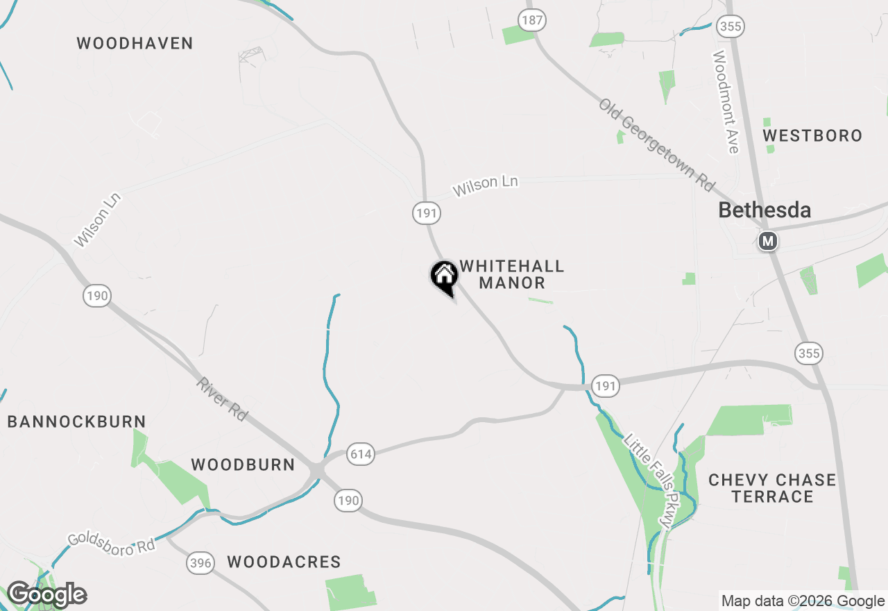 Map of 5701 Radnor Court, Bethesda, MD 20817