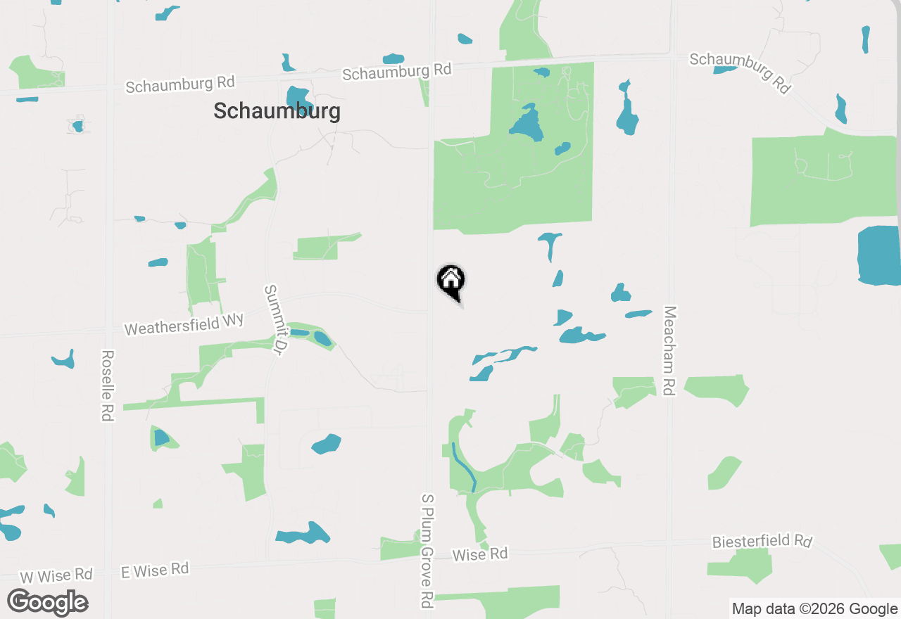 Map of 230 University Lane, Elk Grove Village, IL 60007
