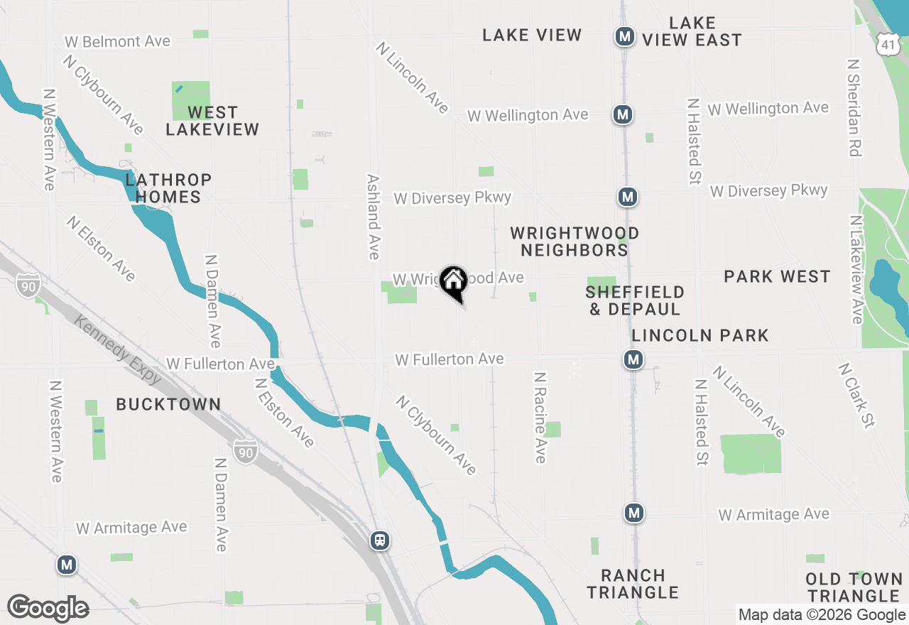 Map of 2508 N Southport Avenue #3, Chicago, IL 60614