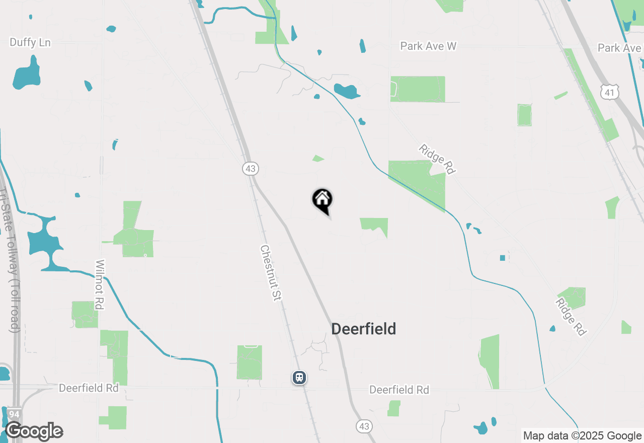 Map of 829 Northwoods Road, Deerfield, IL 60015