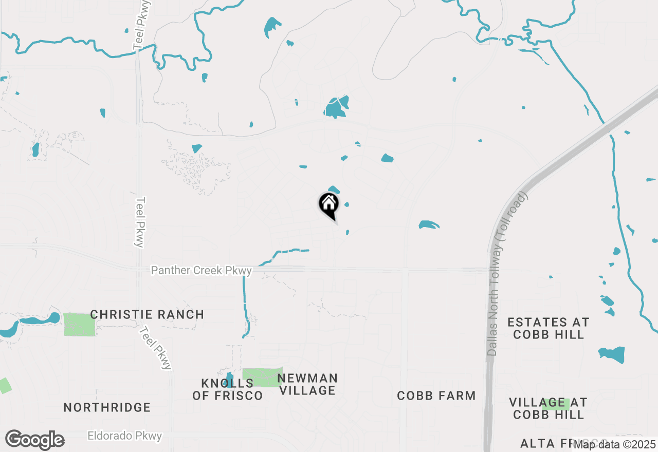 Map of 3983 Honeycutt Drive, Frisco, TX 75033