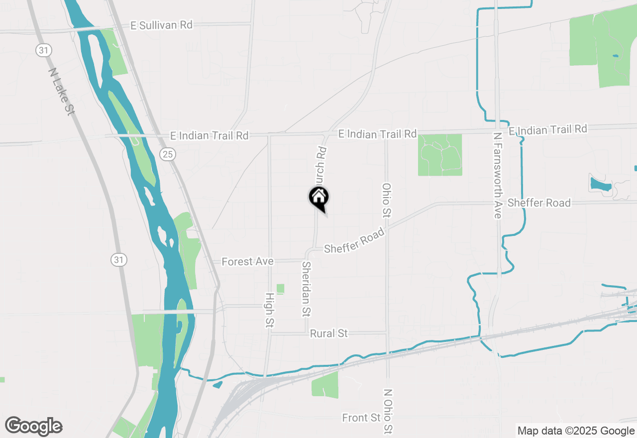 Map of 913 Church Road, Aurora, IL 60505