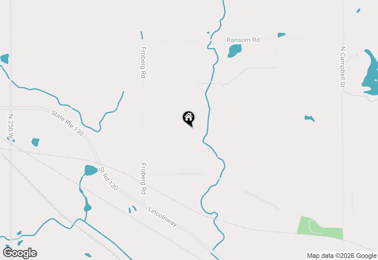 Map of 2400 Throughwoods Drive, Valparaiso, IN 46385