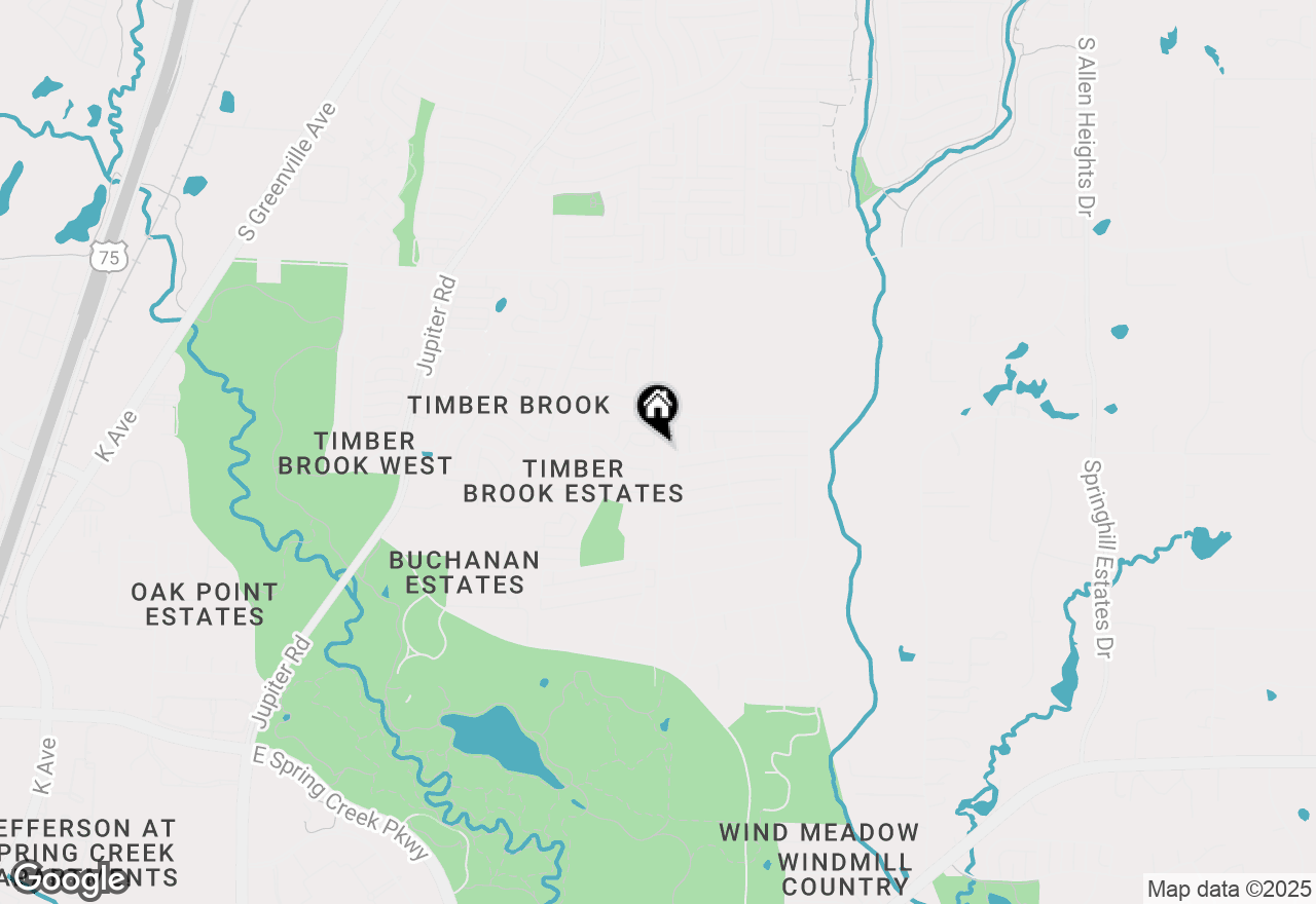 Map of 3449 Timber Brook Drive, Plano, TX 75074