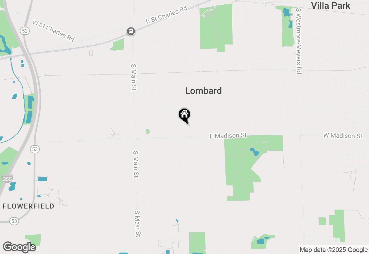 Map of 563 S Stewart Avenue, Lombard, IL 60148
