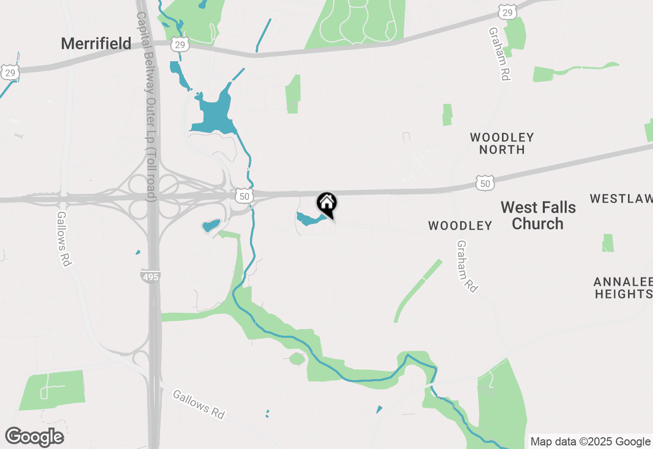 Map of 3151 - H Anchorway Court, Falls Church, VA 22042