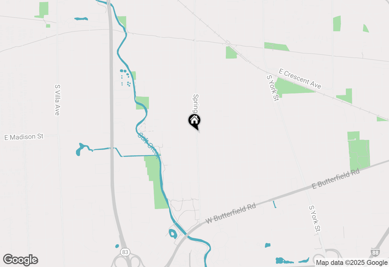 Map of 784 S Spring Road, Elmhurst, IL 60126