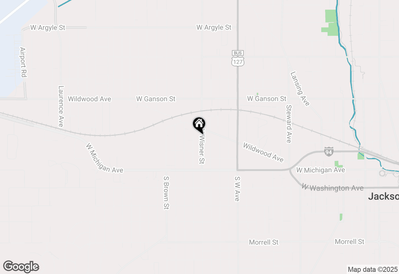 Map of 218 N Wisner Street, Jackson, MI 49202
