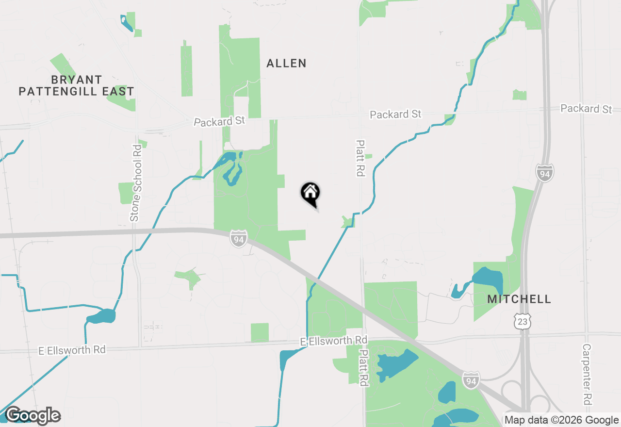 Map of 2910 Marshall Street, Ann Arbor, MI 48108