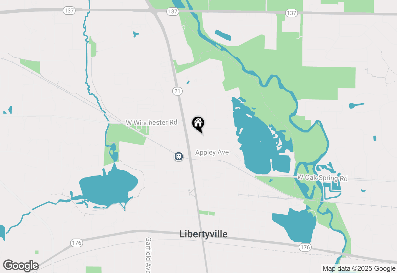 Map of 917 Bartlett Terrace, Libertyville, IL 60048