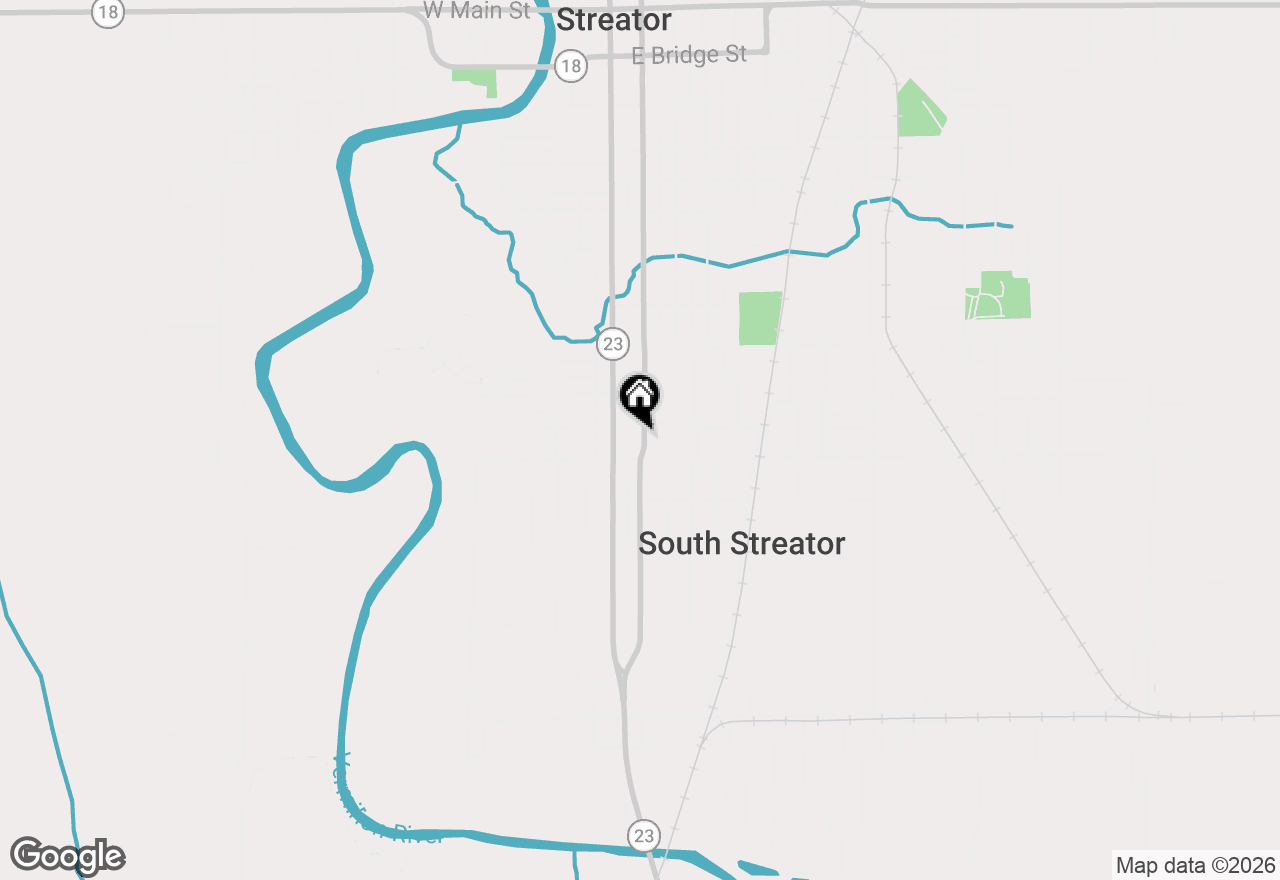 Map of 1206 S Park Street, Streator, IL 61364