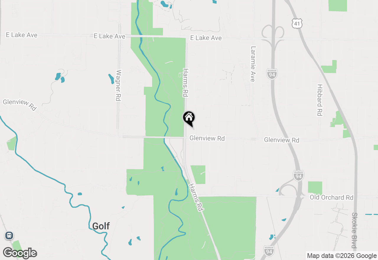 Map of 821 Harms Road, Glenview, IL 60025