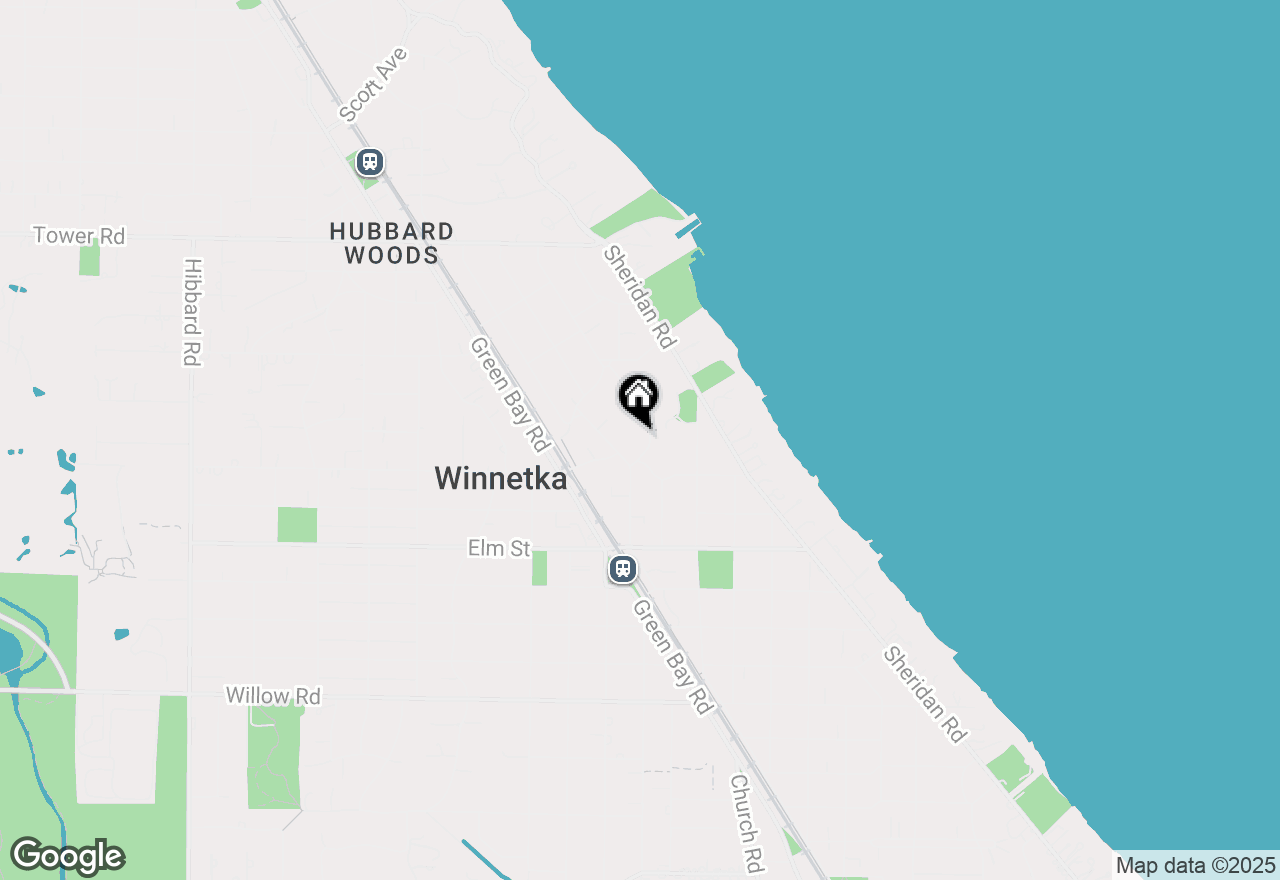 Map of 660 Prospect Avenue, Winnetka, IL 60093