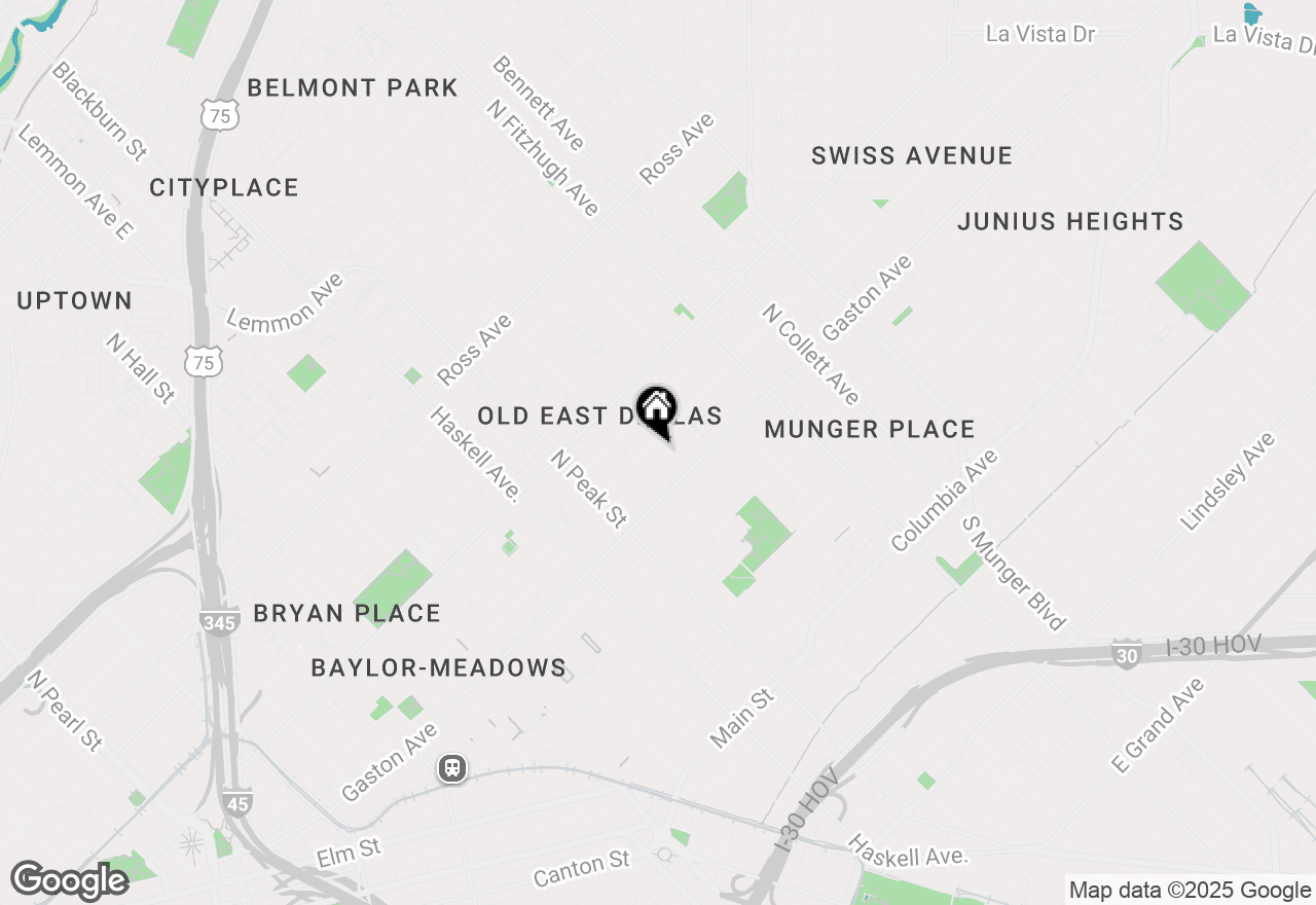 Map of 4512 Swiss Avenue #1, Dallas, TX 75204