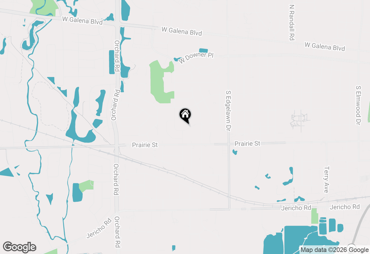 Map of 2029 Kenilworth Place, Aurora, IL 60506